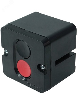 Пост управления ПКЕ 722 У2, 10А, 660В, ч-рный и красный цилиндр, накладной, IP54 ET523352