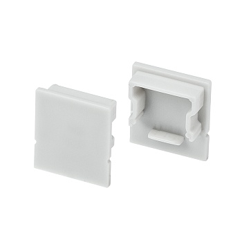 Заглушка ARH-WIDE-H20 Square глухая 018876 - Заглушка (глухая) для профиля ARH-WIDE-H20 с экраном ARH-WIDE-B-H20-2000 Square. Материал - PVC серый.
