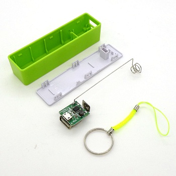 Корпус с модулем питания для PowerBank - Габариты 96 х 24 х 23 мм. Ёмкость поддерживаемых аккумуляторов: 1800 мА/ч, 2200 мА/ч, 2600 мА/ч, 2800 мА/ч, 3400 мА/ч