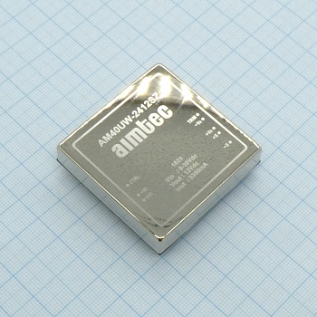 AM40UW-2412SZ - DC/DC, 40Вт, вход 9…36В, выход 12В/3.35А, изоляция 1600В DC, КПД 90%, максимальная емкостная нагрузка не более 2300мкФ, вход On/Off, 2x2", 50.8x50.8x10.2мм, -40…85°C, металл