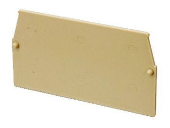 Торцевая крышка G-JUT2-6S1 - Торцевая крышка для клемм JUT2-6S1, цвет: бежевый