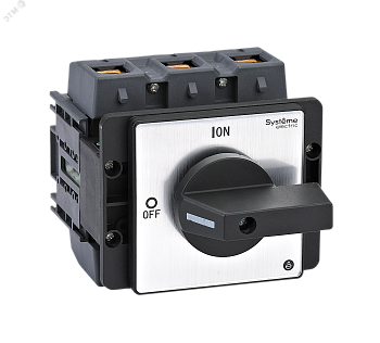 ВЫКЛЮЧАТЕЛЬ-РАЗЪЕДИНИТЕЛЬ 3P 175A С Ч-РНОЙ РУКОЯТКОЙ НА ДВЕРЦУ 4 ВИНТАМИ MSD175320B