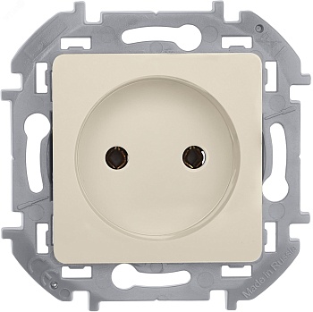 Розетка 1-м СП Inspiria 16А IP20 250В 2P механизм сл. кость Leg 673711