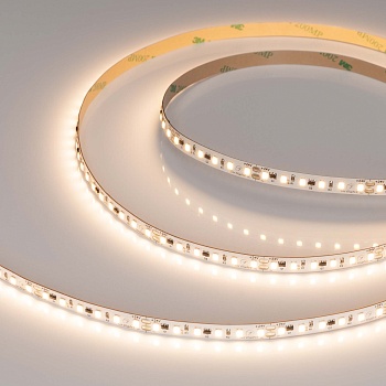 Лента IC-A120-8mm 24V Warm2700 (9.6 W/m, IP20, 2835, 10m) 037965 - Светодиодная лента IC-A120, открытая IP20. Светодиоды 2835, 120 шт/м (1200 шт на 10 м), белая плата, ширина 8 мм, скотч 3M. Цвет ТЕПЛЫЙ 2700 K, цветопередача CRI>80, угол 120°. Питание 24 