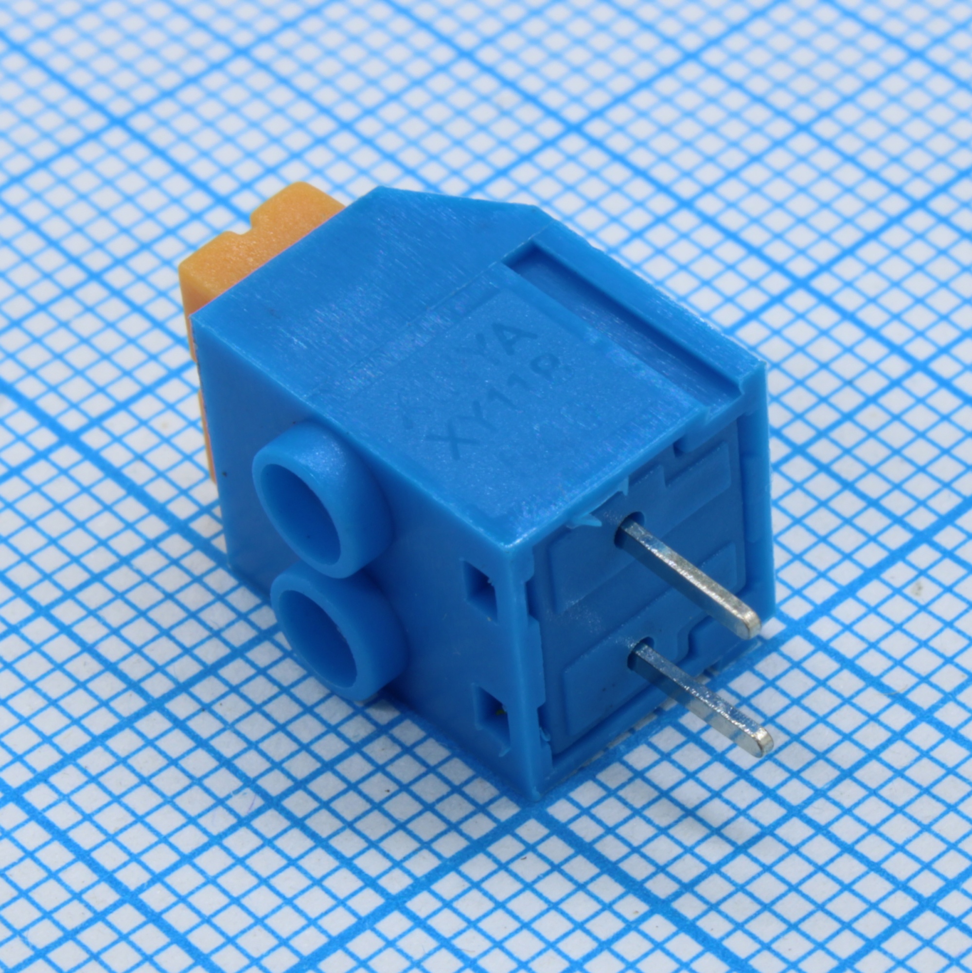 GT390-5.0-02P-12-00 - Нажимной безвинтовой клеммный блок 2 контакта. Зажим типа торцевой контакт Серия GT390-5.0