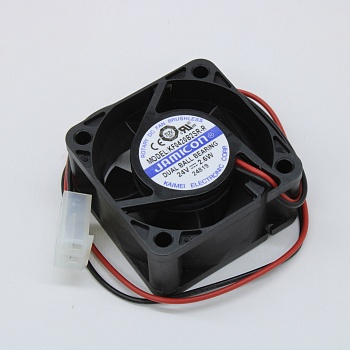 KF0420B2SR-R - Вентилятор 24В 40х40х20мм, DC, 8500об/мин., 0.307м3/мин, подшипник качения