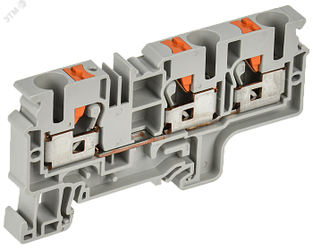 Колодка клеммная CP-MC 3 вывода 10мм2 серая YCT22-00-3-K03-010