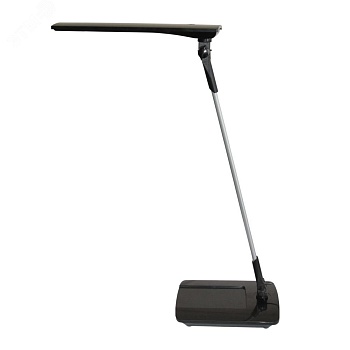 Светильник настольный черный LED 6.5w сенсорный выключатель подставка 1 звено 343