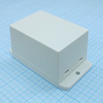 NUB705042WH - Пластиковый корпус белого цвета из высокопрочного пластика с фланцами