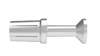 Розеточный обжимной контакт (Ag) 100A-SF-35 - Розеточный обжимной контакт, номинальный ток: 100A, номинальное сечение: 35,0 мм кв., тип покрытия контактов: серебро