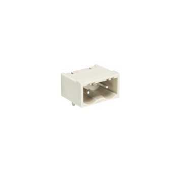 Вилка Wiecon 8313 S / 2 W OB - Вилочный разъем, горизонтальный, на плату, шаг 7,5 мм, 2 полюса, фиксация на плате пайкой, 690V, 12А, без маркировки, цвет: серый, серия 8313 S G