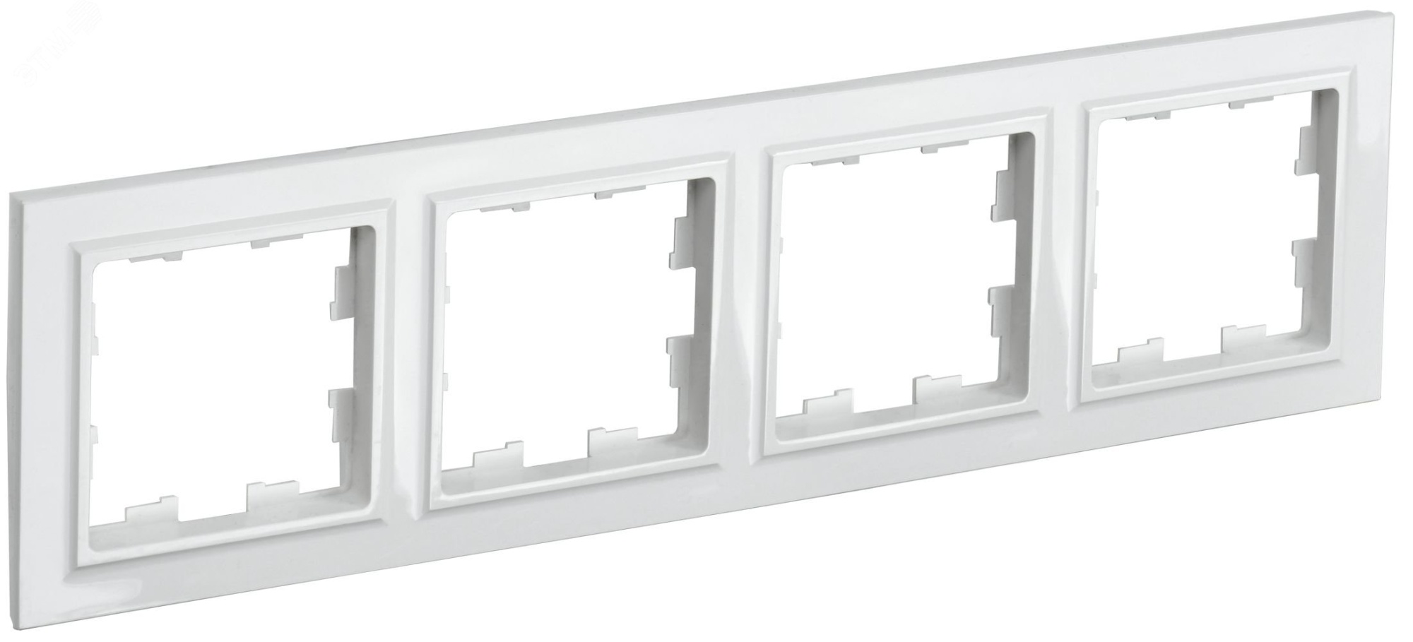 Рамка 4-м BRITE РУ-4-БрБ бел. BR-M42-K01