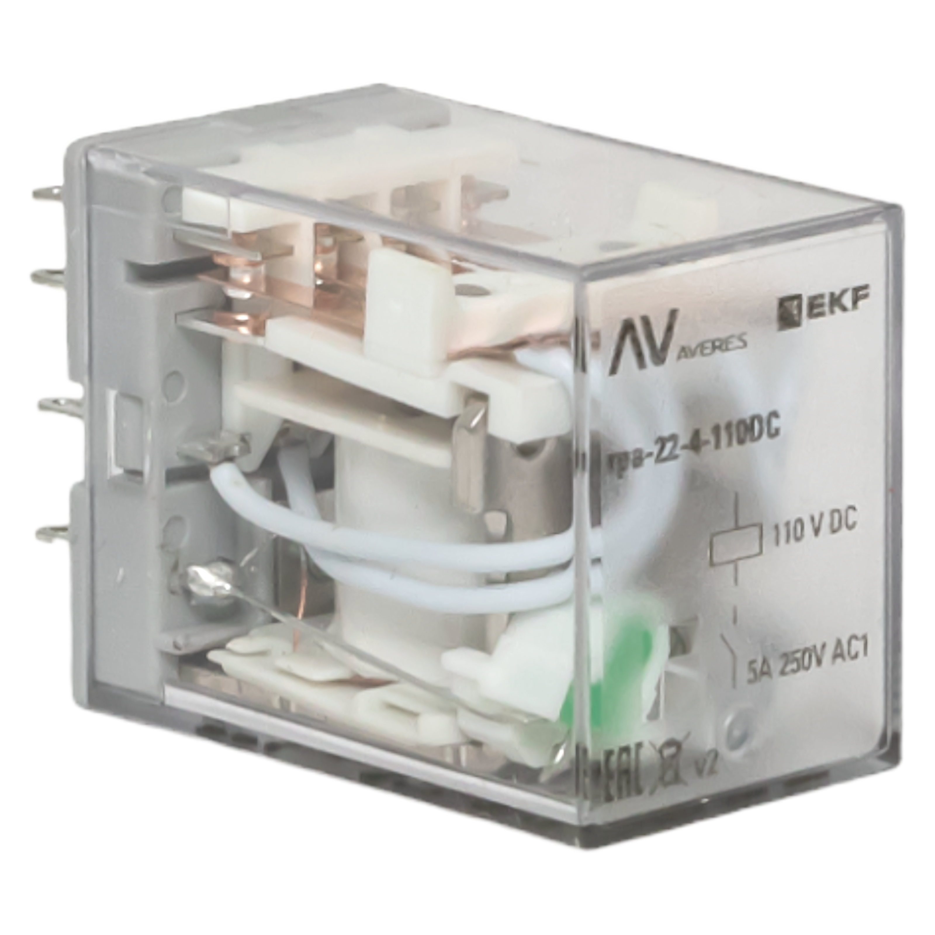Реле промежуточное RPA 22/4 5A 110В DC AVERES EKF