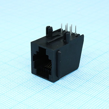 DS1133-01-S60BPS - Гнездо на плату 6P6C, тип 2