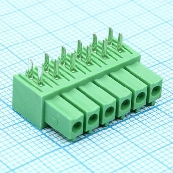15EDGA-3.5-06P-14-00A(H) - Разъемный клеммный блок, 6 контактов. Серия 15EDGA-3.5