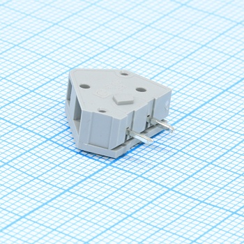 GT245-5.0-01P-11-00 - Нажимной безвинтовой клеммный блок 1 контакт. Зажим типа зажимная клеть. Серия GT245-5.0