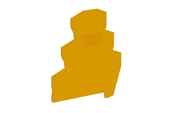 Торцевая крышка TPTS2.5-2-OG-EC - Торцевая крышка для клемм TPTS2.5-2…, цвет: оранжевый