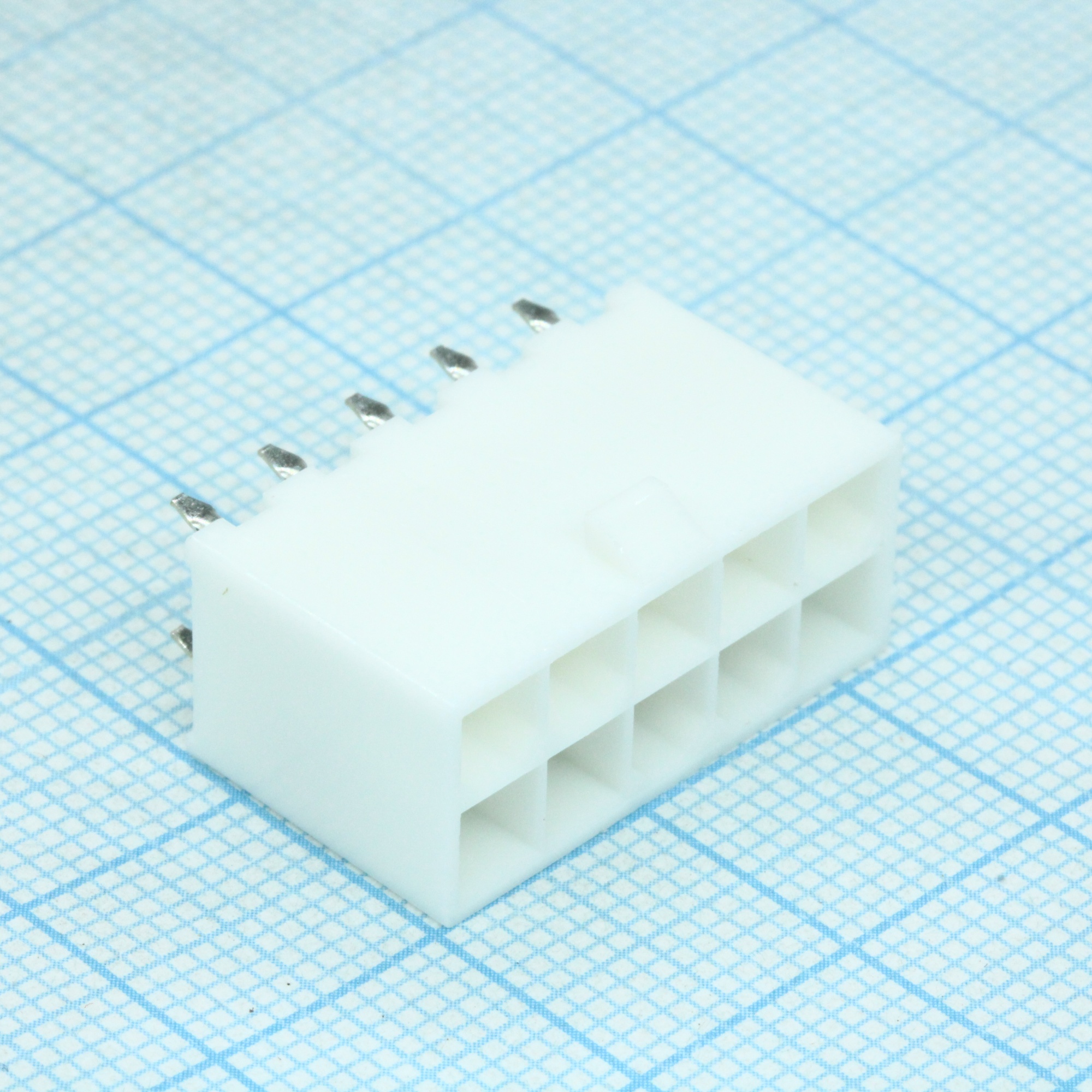 39288100 - Разъем типа провод-плата, вертикальный, 94V-0, 4.2 мм, 8 контакт(-ов), Штыревой Разъем