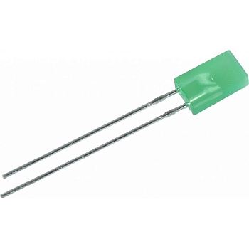 L-513GDT - Светодиод 2,5х5мм/зеленый/568нм/2-3мкд/110°
