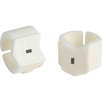 brd133436 - SCN-23-MINUS клипсы белые, 50шт/упак, для провода 5,9-8,5мм диаметра, легенда - (минус)