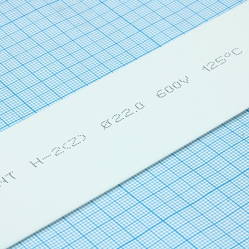 Трубка термоусадочная ТУТ нг 22,0/11,0 белая - 1м, не поддерживает горение