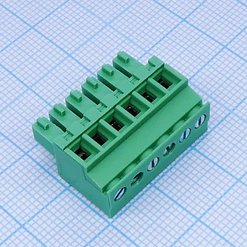 15EDGKA-3.81-06P-14-100A(H) - Разъемный клеммный блок. Серия 15EDGKА-3.81, 6 контактов