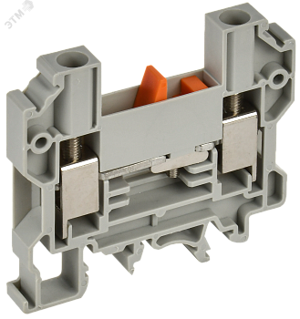 Колодка клеммная CTS-DT измерит. ун. монтаж 10мм2 серая YCT15-05-K03-010