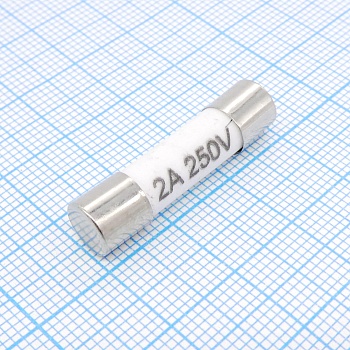 ВП3Б-1В  2А имп.7*30 - Предохранитель керамический цилиндрический 250В 2.0А  7*30