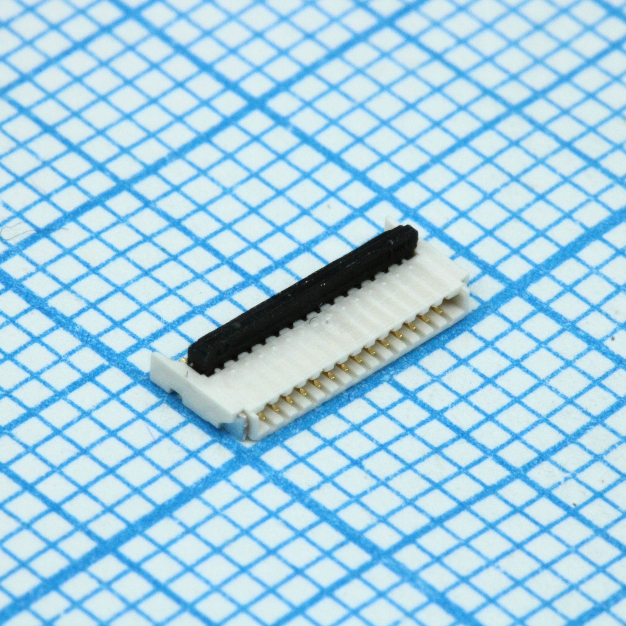 5034801400 - Соединитель FPC 14 контактов шаг 0.5mm угловой для поверхностного монтажа лента на катушке