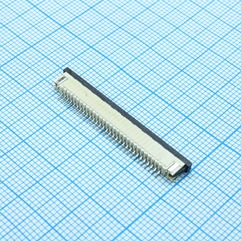 L-KLS1-1240D-2.5-30-T-L-R - Разъем для плоского шлейфа 30 контактов шаг 1.0мм высота 2.5мм