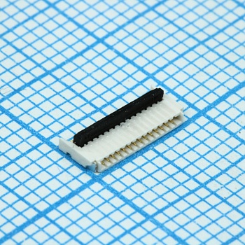 5034801400 - Соединитель FPC 14 контактов шаг 0.5mm угловой для поверхностного монтажа лента на катушке