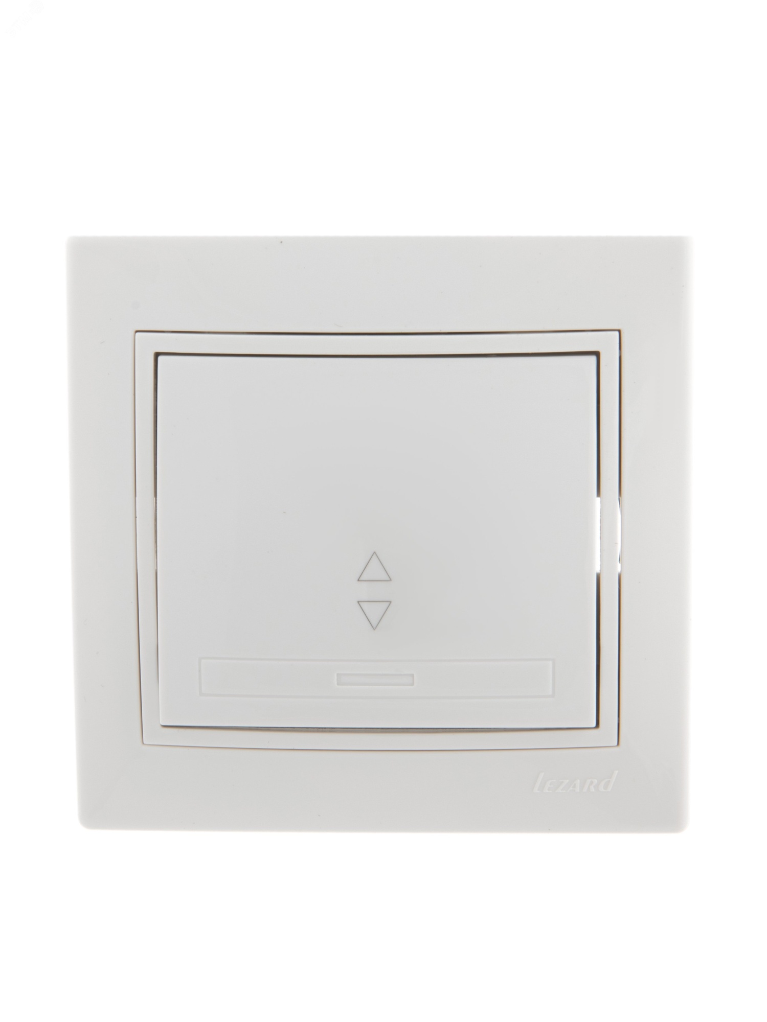 Переключатель проходной 1-кл. СП Mira 10А IP20 с бел.вставкой бел. 701-0202-105