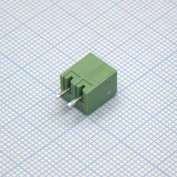 15EDGVC-3.5-02P-14-00A(H) - Разъемный клеммный блок на плату, 2 контакта. Серия 15EDGVC-3.5