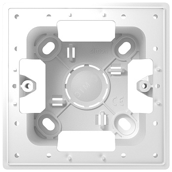 Коробка подъемная на 1 пост - Коробка подъемная на 1 пост для накладного монтажа, S24, белый