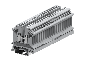 Проходная клемма 305991 - Проходная клемма, SUK4, тип фиксации провода: винтовой, номинальное сечение: 4 мм кв., 32A, 800V, ширина: 6 мм, цвет: серый, тип монтажа: DIN 35