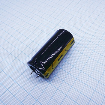 JNE1J472M10002500500 - Конденсатор алюминиевый электролитический с защелкиваемыми выводами 4700мкФ 63В ±20% (25 X 50мм)  выводы 10мм 2000час 105°С россыпь