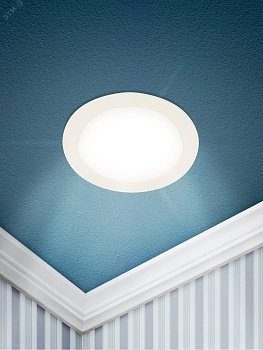 Светильник светодиодный встраиваемый LED 17-15-4K круглый 15Вт 4000К Б0057423