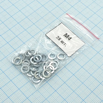 Шайба гровер М4.0 (35шт.) - Шайба гровер М4.0 (35шт.)