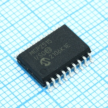 MCP2515T-I/SO - Интерфейс CAN 2.0В, 1 Mbps, SPI 10 МГц