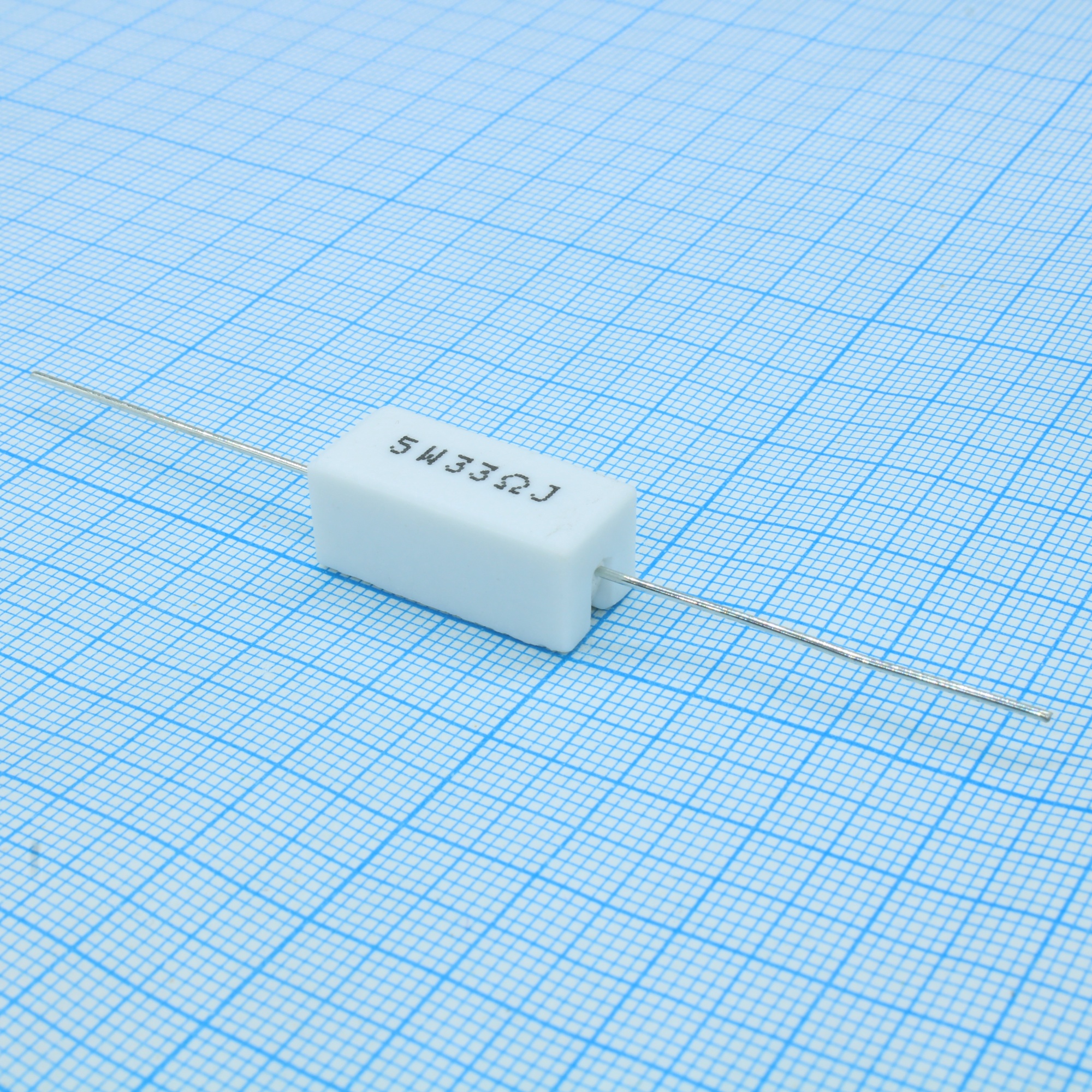 SQP5WJ33RB - Резистор цементный аксиальный 33Ом ±5% 5Вт