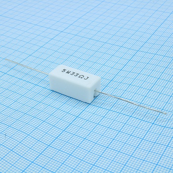 SQP5WJ33RB - Резистор цементный аксиальный 33Ом ±5% 5Вт