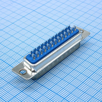 DS1033-25MUNSISS - Вилка 25 контактов на кабель (пайка)