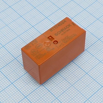 3-1393239-9 - Силовое реле, серия RT1 sensitive, без защелки, SPDT, 24В DC, 10А