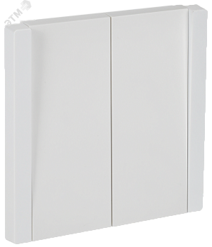 Выключатель 2-кл. СП FORTE&PIANO 10А FP205 бел. IEK FP-V20-0-10-1-K01