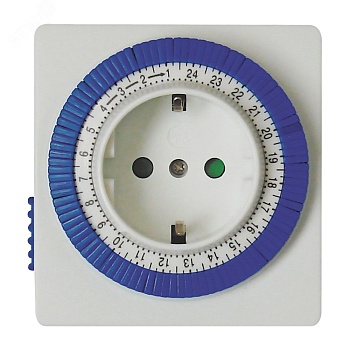 Розетка с таймером (суточная) механическая IP20 16А 3500W 23203
