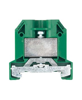 Клемма заземл. 9700A/10 SL2 S35 - Заземляющая клемма, тип фиксации провода: винтовой, номинальное сечение: 16 мм кв., 800V, ширина: 10 мм, цвет: желто-зеленый, тип монтажа: DIN 35