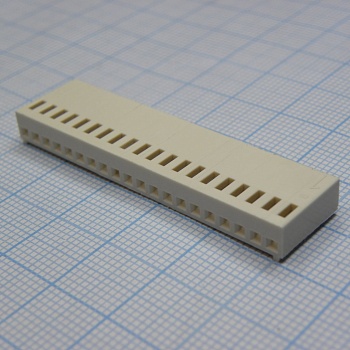 I-DS1070-SCV20 - Розетка на кабель  2.54мм, требуются контакты  T-DS1070-SC600