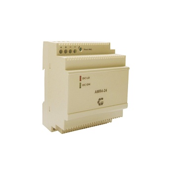 AMR4-24 - Преобразователь AC-DC на DIN-рейку  60W, Out 24V/3А, In 90...264 V AC/120...370V DC, 3000V AC, DIN, 90х91х91мм, -40...+71°С