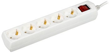 Удлинитель У05В 5 мест 2P+PE/7м 3х1мм2 10А/250В WYP10-10-05-07-ZK-G