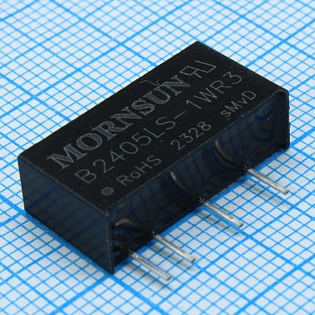 B2405LS-1WR3 - Преобразователь DC/DC мощность, Вт: 1 вход 24В выход 5В изоляция: 1500В